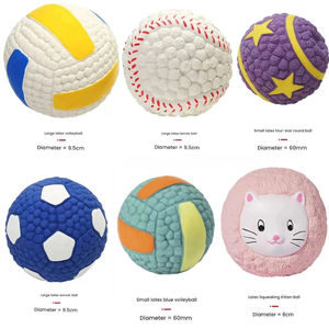 Juego de Juguetes para Mascotas 2026, Pelota de Fútbol, Voleibol, Tenis y Rugby para Gatos, Pelota de Juguete para Perros, Juguete Masticable Indestructible para Perros - Product Image 6