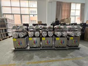 Máquina Comercial para Slush Puppies, Dispensador Automático de Bebidas Congeladas de 3 Tanques para Centros de Entretenimiento Familiar - Product Image 3
