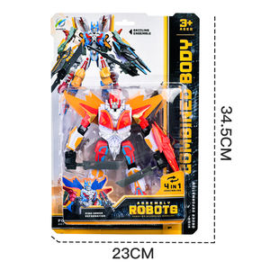 <span class=keywords><strong>2025</strong></span> новый продукт в сборе, трансформационный робот, фигурки героев мультфильмов, 4 в 1, деформационная игрушка для детей - Product Image 5