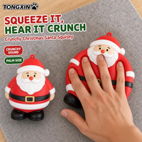 Santa Squishy TONGXIN, Père Noël Squishy, Cadeau de Noël, Remplissage de Chaussette, Jouet de Bureau, Lot en Gros, Vente en Ligne