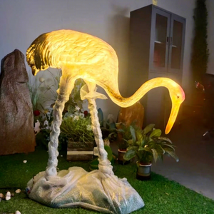 Elegantes Esculturas Luminosas de Aves Grullas para Resorts, Jardines Botánicos, Parques Escénicos e Instalaciones para Festivales al Aire Libre - Product Image 1