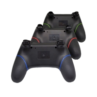 Manette de jeu pour PS4, manette sans fil BT, six axes, double vibration pour PS4/PC, manette de jeu sans fil