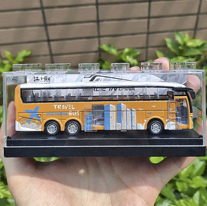 Modellino di <span class=keywords><strong>Autobus</strong></span> <span class=keywords><strong>a</strong></span> Due Piani in Lega Scala 1:64, Replica di <span class=keywords><strong>Autobus</strong></span> di <span class=keywords><strong>Londra</strong></span> per Ragazzi e Ragazze - Product Image 4