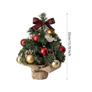 High Quality Artificial PVC Christmas <b>Tree</b> <b>with</b> LED <b>Lights</b> and Balls and Pine Cone Decorated in Multiple Sizes - Product Image 6