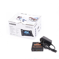 4K Ultra HD Vidéo HDMI Splitter 1X2 HD Splitter 1 en 2 sur Soutien 3D Extracteur Audio Commutateur pour PS4 PS5 Xbox Ordinateur Smart TV