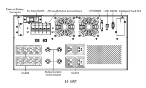온라인 <span class=keywords><strong>UPS</strong></span> 3kva 핫 스와퍼블 배터리 랙 타워 컨버터블 PF1 LCD 디스플레이 선택 가능 맞춤형 IEC 소켓 서버 데이터 센터용 - Product Image 5