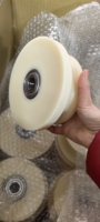 Poulie en plastique UHMWPE de qualité alimentaire avec roulement, roue à rouleaux anti-corrosion pour système de convoyage