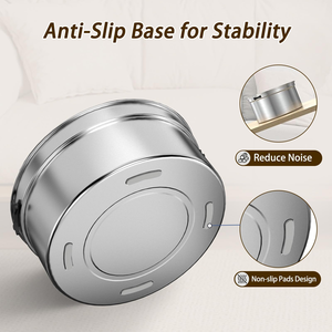 Distributeur d'eau pour chien en acier inoxydable grande capacité, bol flottant anti-déversement, matériau de qualité alimentaire, gamelle amovible pour animaux de compagnie - Product Image 3