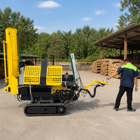 RM7-12TS Plateforme de traitement du bois sur chenilles autotractée avec prise d'air de 380 mm et course ultra-rapide de 7 secondes pour la production de bois
