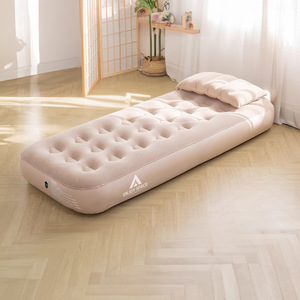 <span class=keywords><strong>Lit</strong></span> d'air gonflable à deux zones - Fermeté réglable, surface floquée douce pour la peau, idéal pour le camping et l'accueil d'invités - Product Image 2