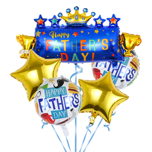 Juego de globos de papel de aluminio para el Día del Padre FELIZ Decoración de fiesta temática Película de aluminio Juego de globos de helio Dia del padre - Product Image 1