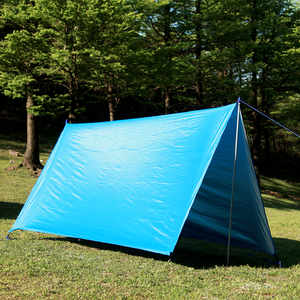 New Outdoor Camping Blue <strong>Tent</strong> Pu 1500 UV Rain-Proof Waterproof Cloth Sun Shelter Awning Blue Camping Trap Rain Fly - Product Image 4