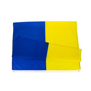 Venta al por mayor de fábrica Stock 75d <span class=keywords><strong>Bandera</strong></span> ucraniana Poliéster Impresión digital 3x5ft <span class=keywords><strong>Bandera</strong></span> de <span class=keywords><strong>Ucrania</strong></span> - Product Image 2
