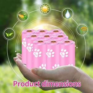 ถุงเก็บอุจจาระสุนัขแบบการ์ตูนรักษ์โลก ย่อยสลายได้เองตามธรรมชาติ - Product Image 3