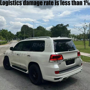 สปอยเลอร์สำหรับรถยนต์โตโยต้าแลนด์ครุยเซอร์ LC200 4000 4700 4600 ปี 2008 09 2010 11-2019 วัสดุ ABS อุปกรณ์ตกแต่งฝากระโปรงท้ายรถยนต์ ชุดแต่ง - Product Image 2