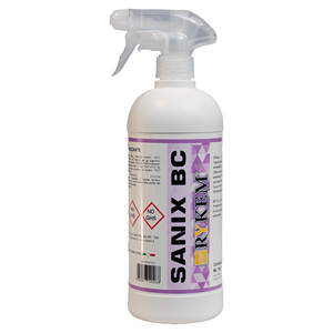 RYKEM SANIX BC น้ำยาฆ่าเชื้อแอลกอฮอล์ 750 มล. สำหรับอุตสาหกรรมอาหารและสุขภาพ ห้องเย็น เครื่องหั่นอาหาร และ HACCP - Product Image 1