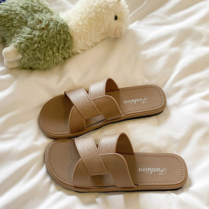 Lazy Man <b>Slippers</b> For Outdoor Wear Stylish <b>Summer</b> Women'S Shoes With Fashionable Trend Versatile Fit And Anti Slip Function - Product Image 6