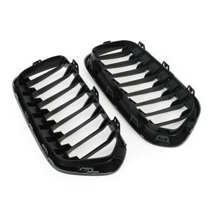 Grille de pare-chocs avant BMW X2 F39, prise d'air, noir brillant, simple ou double ligne, en plastique ABS - Product Image 1