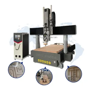 LEW1325 Cnc Wood Carving Machine Router 1530 Cnc Router Woodworking Machine 3d Atc Cnn Router For Door Making