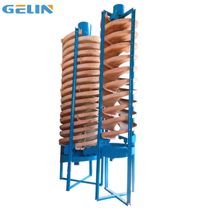 Nặng khoáng sản xoắn ốc tập trung thép xây dựng cho Zircon rutile nâng cấp sắt/<span class=keywords><strong>CHROME</strong></span> loại bỏ trọng lực tách động cơ - Product Image 1