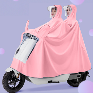 Imperméable unisexe pour une ou deux personnes, imperméable pour vélo électrique, <span class=keywords><strong>poncho</strong></span> pour scooter électrique, imperméable pour moto - Product Image 6