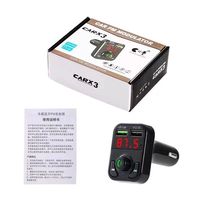 X8 X3 X3S double USB lecteur Mp3 de voiture rapide rapide QC 1.2-3A chargeur BT kit d'appel mains libres BT modulateur d'émetteur fm sans fil