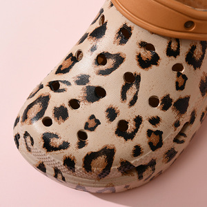 Chaussures de jardin imperméables en mousse à motif léopard <span class=keywords><strong>pour</strong></span> femmes, antidérapantes, style simple, type sabots et mules – Grande Vente - Product Image 4