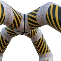 Jeu de boule de démolition gonflable DST en PVC, écologique, diamètre 7m, qualité commerciale, couleurs et logo personnalisés, capacité >500kg