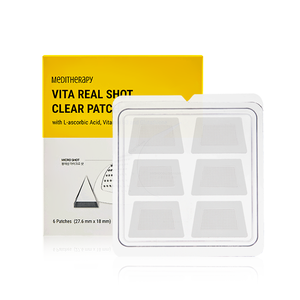 MEDITHERAPY Vita Real Shot Clear Patch Sheet Mask avec soin éclaircissant et anti-taches pour tous types de peaux, vitamine C pure, glutathion - Product Image 1