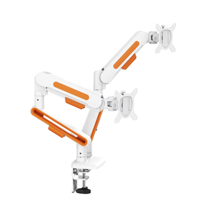 <span class=keywords><strong>Support</strong></span> de moniteur <span class=keywords><strong>double</strong></span> écran <span class=keywords><strong>VESA</strong></span> réglable et pivotant, multicolores, pour écran jusqu'à 34 pouces - Product Image 1