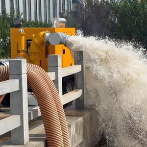 Camión Bomba de Agua Móvil de Gran Caudal 2000 Litros Cúbicos, Autocebante, Antiobstrucción, para Drenaje, Agua Limpia, Riego Agrícola, Diésel - Product Image 6