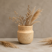 Vase à fleurs en céramique ARM LVG, décoration moderne pour la maison, poterie rustique mate mouchetée, style bohème Wabi-Sabi, pots pour plantes, conteneur floral