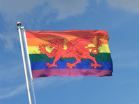 Nouveau Drapeau Arc-en-ciel de la Fierté Gay 3 x 5 pieds, Bannière de Festival LGBT, Panneau Mexicain