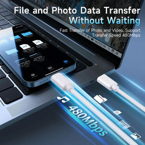 Chargeur de USB-C multifonctionnel 60W, ensemble de câbles, adaptateur convertisseur, <span class=keywords><strong>support</strong></span> de broche de carte SIM, accessoires de téléphone portable, kit de câble <span class=keywords><strong>multi</strong></span>-ports - Product Image 4