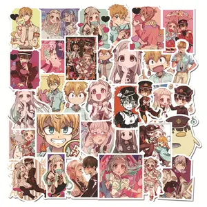 50 Miếng Dán Anime Nhật Bản Hanako Kun Nhà Vệ Sinh Trang Trí Cho Ván Trượt Vinyl Dán Hoạt Hình Máy Tính Xách Tay Hành Lý Máy Tính Xách Tay