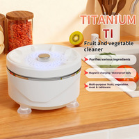 Lavadora portátil de frutas y verduras con USB, purificador de agua con un solo clic, eliminación de residuos de pesticidas, esterilizador de alimentos para limpieza