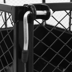 Damperli römork çıkarılabilir taraf bahçe römork çekme Yard sepeti için 100kg yük kapasitesi OEM programı çim ve bahçe el arabası - Product Image 5