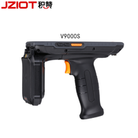 JZIOT V9000S UHF RFID Lector de Tarjetas 4G Terminal Bluetooth 18 Metros Sistema de Gestión de Inventario Inteligente Portátil en Existencia