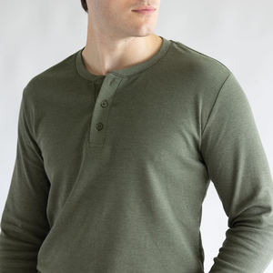 Camiseta Térmica de Algodón para Hombre, Suave, Transpirable, de Manga Larga, Ecológica, Antiencogimiento, de Secado Rápido, Ropa Interior Cálida para Invierno, para Actividades al Aire Libre - Product Image 5