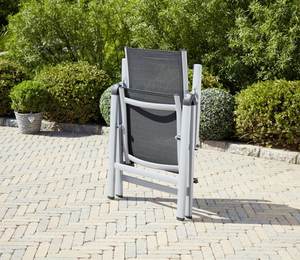 <span class=keywords><strong>Fauteuil</strong></span> <span class=keywords><strong>de</strong></span> salle à manger en aluminium pliable XXL avec <span class=keywords><strong>dossier</strong></span> haut <span class=keywords><strong>réglable</strong></span> pour porche, piscine, <span class=keywords><strong>jardin</strong></span>, Patio - Product Image 3