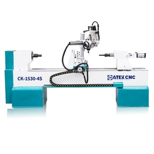 Trung Quốc tiêu chuẩn New arrivals CK-1530-4S khắc 3D gỗ vật liệu tự động bàn chân CNC gỗ Máy tiện máy - Product Image 4