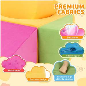 Juguetes de Escalada para Niños Pequeños, 7 Bloques de Escalada de Espuma Coloridos, Juego de Escalada Suave para Niños Pequeños - Product Image 5