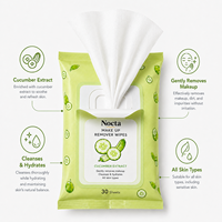 Lingettes démaquillantes personnalisées avec logo, lingettes nettoyantes à base de plantes pour peaux sensibles, lingettes humides pour le visage en marque privée