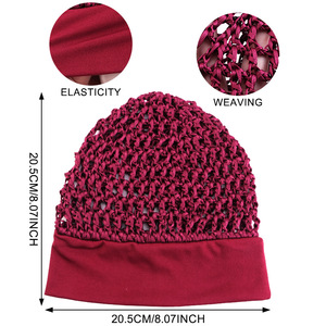 HZM-26064 Bonnet de sport pour <span class=keywords><strong>femme</strong></span>, respirant, ajustable, extensible, en polyester, pour usage quotidien - Product Image 4