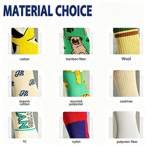 Chaussettes tricotées personnalisées sportives respirantes antibactériennes à motif tête de mort d'Halloween 360 - Product Image 5