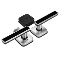 Udohow-cerradura de puerta de Hotel con sistema de Software de gestión, tarjeta de Control de acceso Rfid, diseño dividido