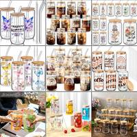 Botol Minum Kustom Grosir untuk Promosi dan Hadiah, Botol Jus dengan Tutup Bambu dan Sedotan