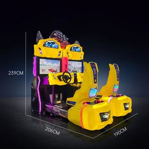 Équipement de divertissement de grande envergure pour parcs d'attractions, machine de jeu de course ronde HD à liaison pour deux adultes, modèle 56546 - Product Image 6