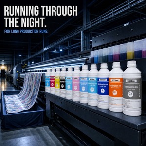 Digital Sublimation Ink 1000ml 10 Color Industrial for Epson S3200 Kyocera Ricoh Konica StarFire Panasonic Printhead - Product Image 1