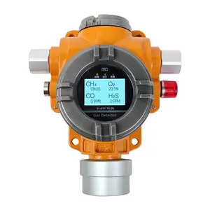 China Ningxia Nkyf 4-20ma 4 In 1 Gasdetector Co Co2 N 2 H 2 4-20ma Output Waterstofsulfide Vaste Multi-Gasdetector